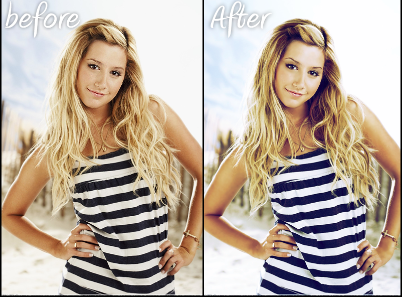 Ashley Tisdale Retouch