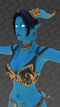 Draenei 3D Model WIP