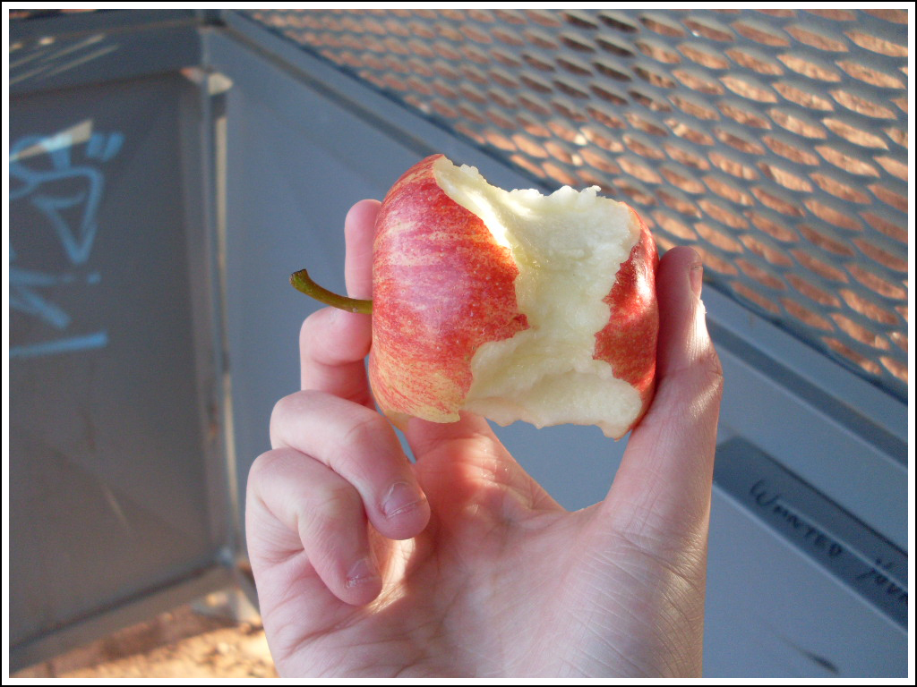 10. Apple by fire-works