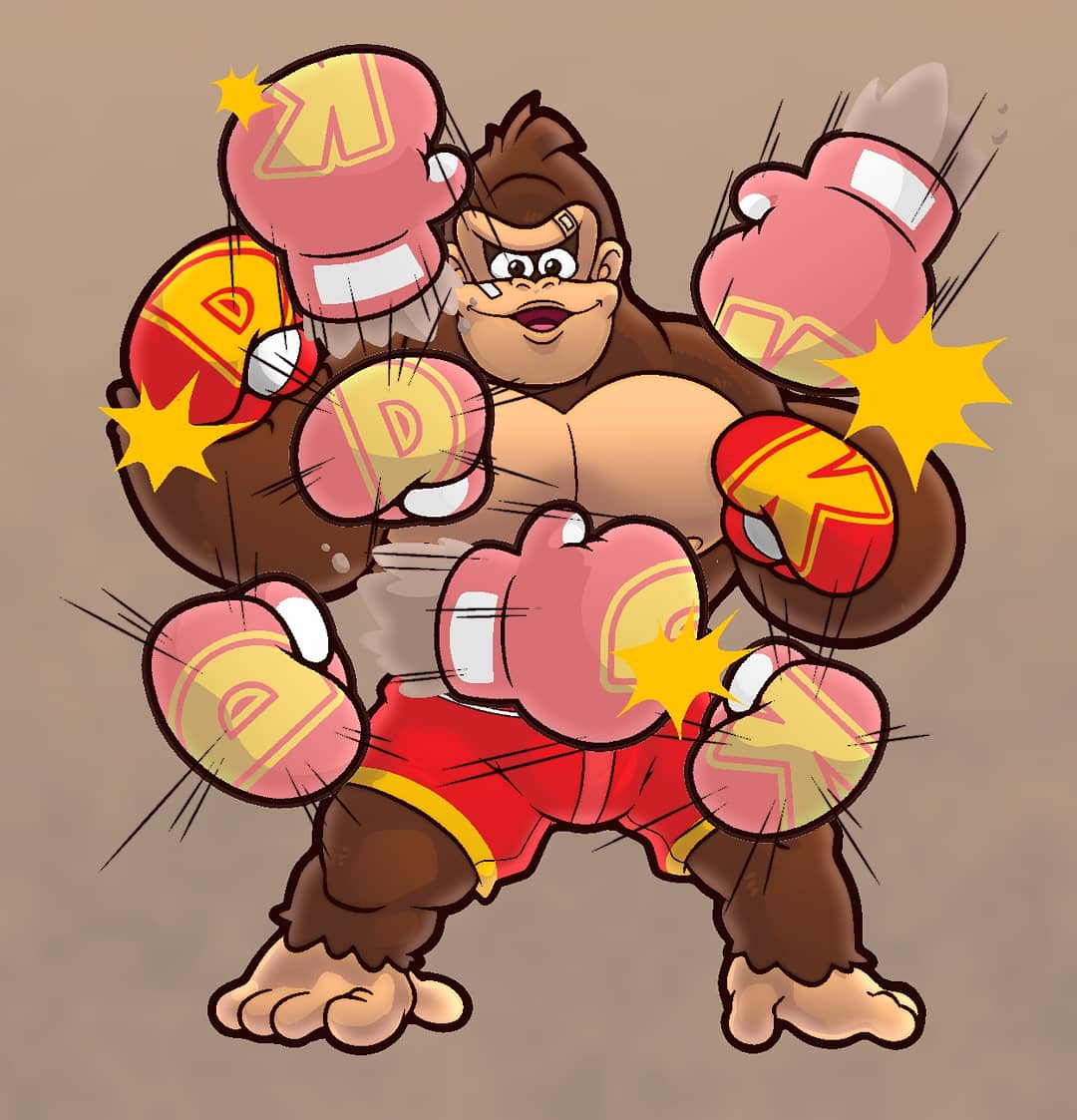 Donkey Position Boxing Boxing Donkey Kong -GN4- by CatchShiro on DeviantArt