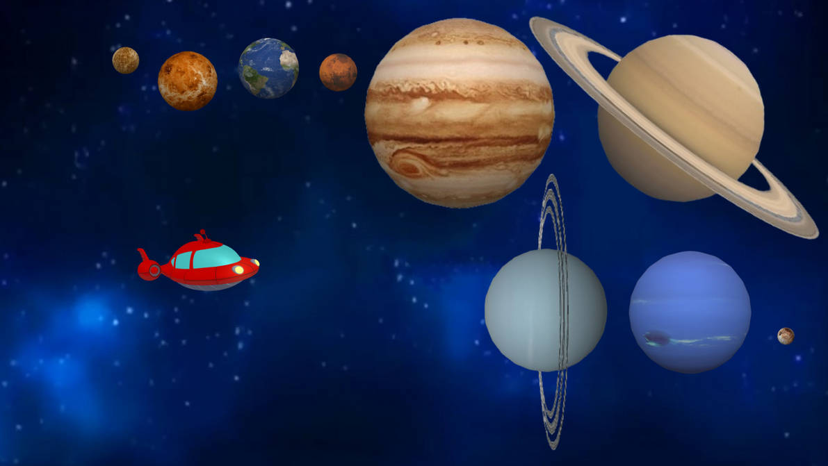 Chris Reeve Solar System Rocket Explores the Solar System (Remastered) by YoutubeGuytheArtist on ...