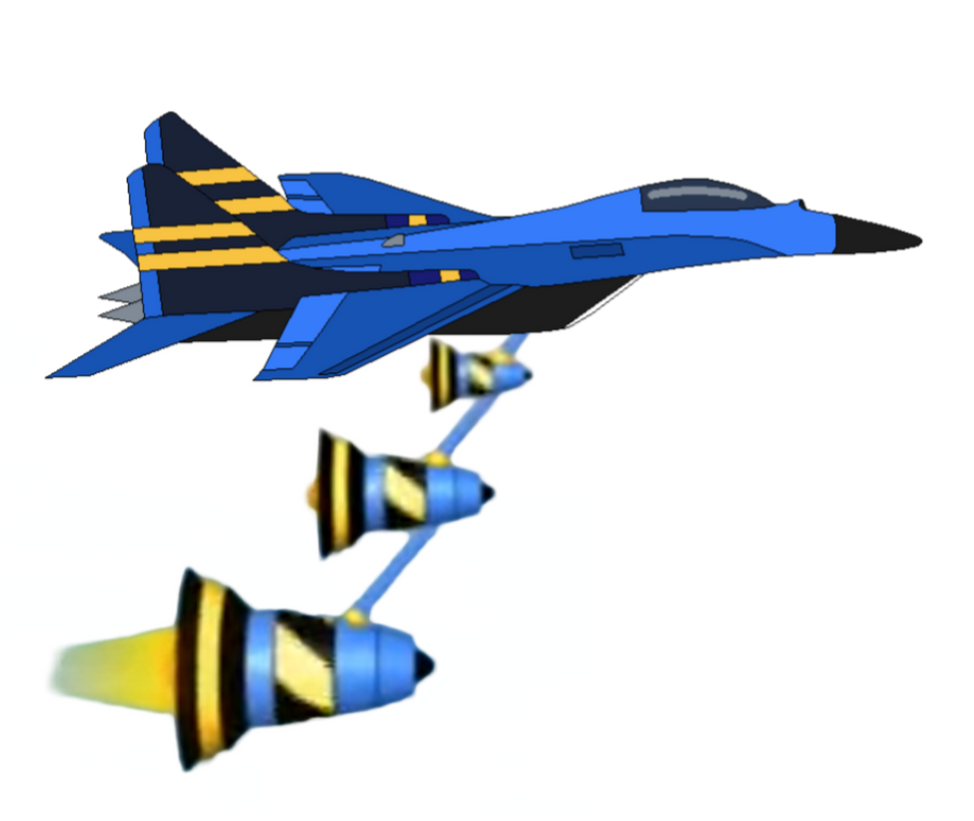 Pixel Jet Booster Big Jet and his 3 Speedy Boosters PNG by YoutubeGuytheArtist on DeviantArt
