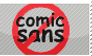 Stamp - Ban Comic Sans