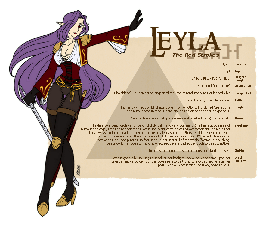 Character Guide - Leyla