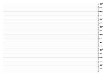 Blank Height Chart