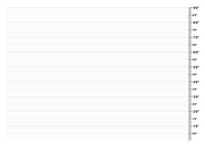 Blank Height Chart