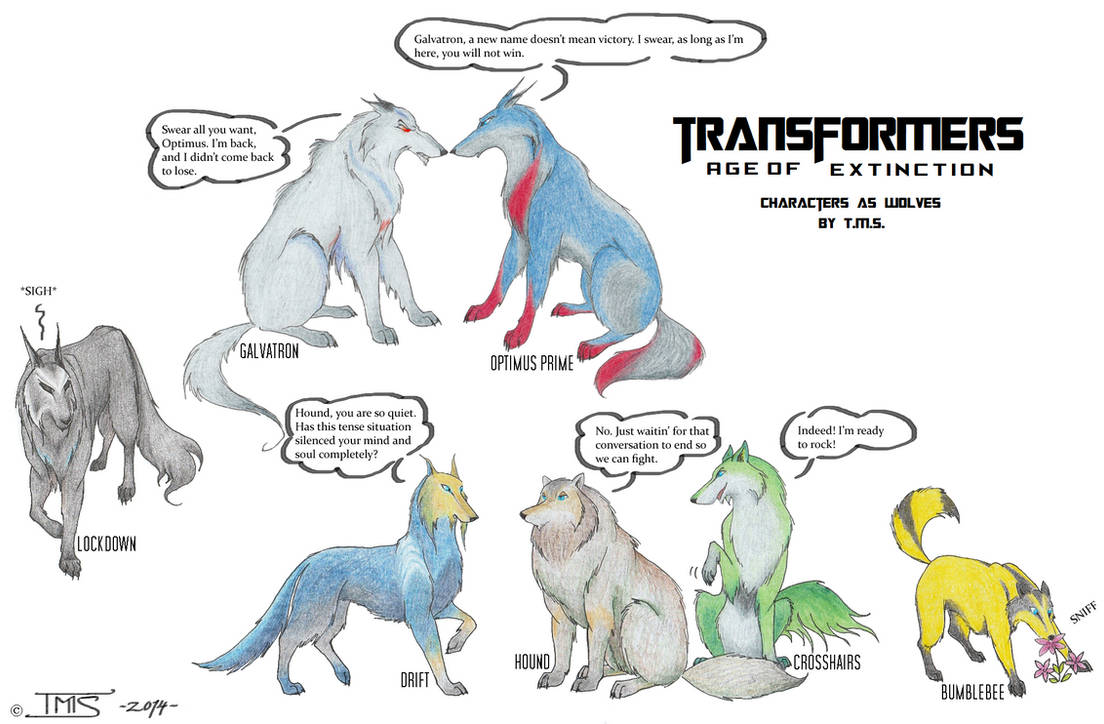 5 Wolves Transformers Transformers AoE Wolves by Chortura on DeviantArt