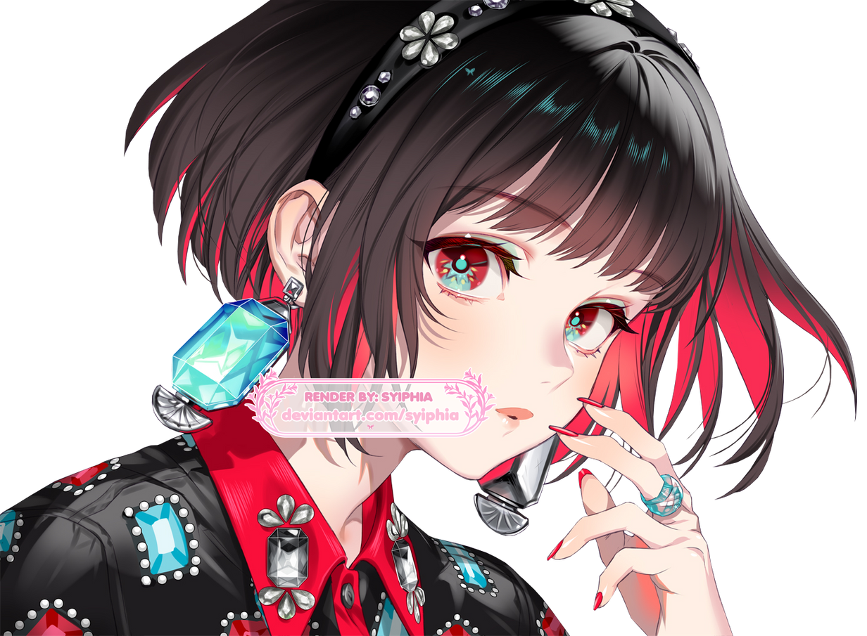 Mitake Ran Anime Render, girl anime character png