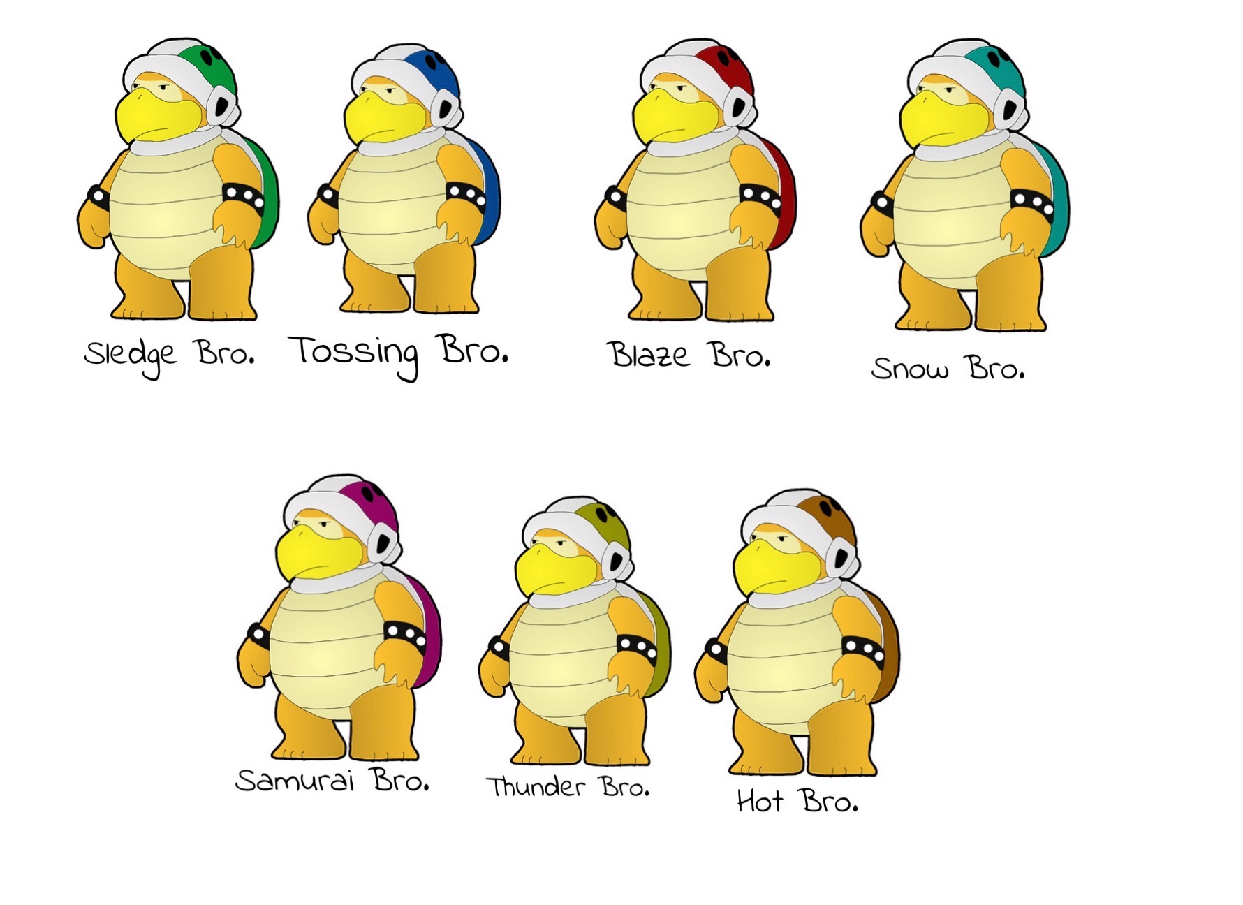 Sledge Bro Paper Paper Mario SD: Sledge Bros. by lucyDrawer11 on DeviantArt