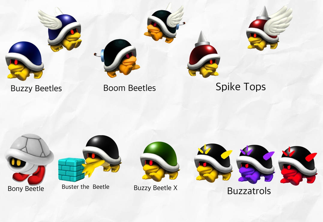 Mario And Luigi TCB Buzzy Beetles By LucyDrawer11 On DeviantArt mario-and-luigi-tcb-buzzy-beetles-by-lucydrawer11-on-deviantart