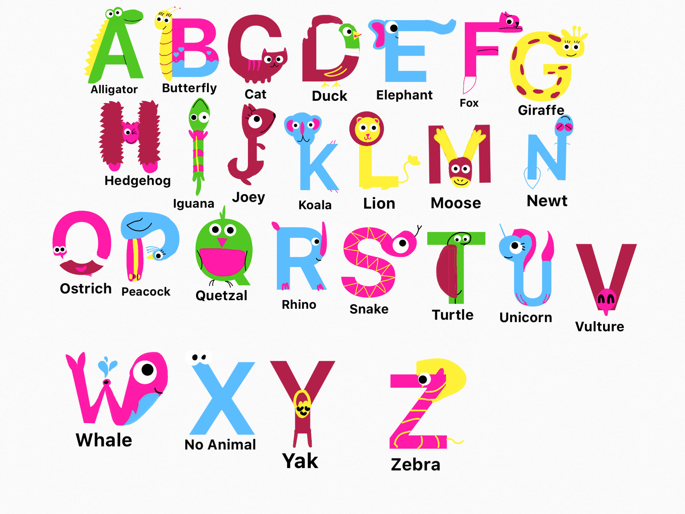 Icky I (Alphabet Lore) by BluShneki522 on DeviantArt