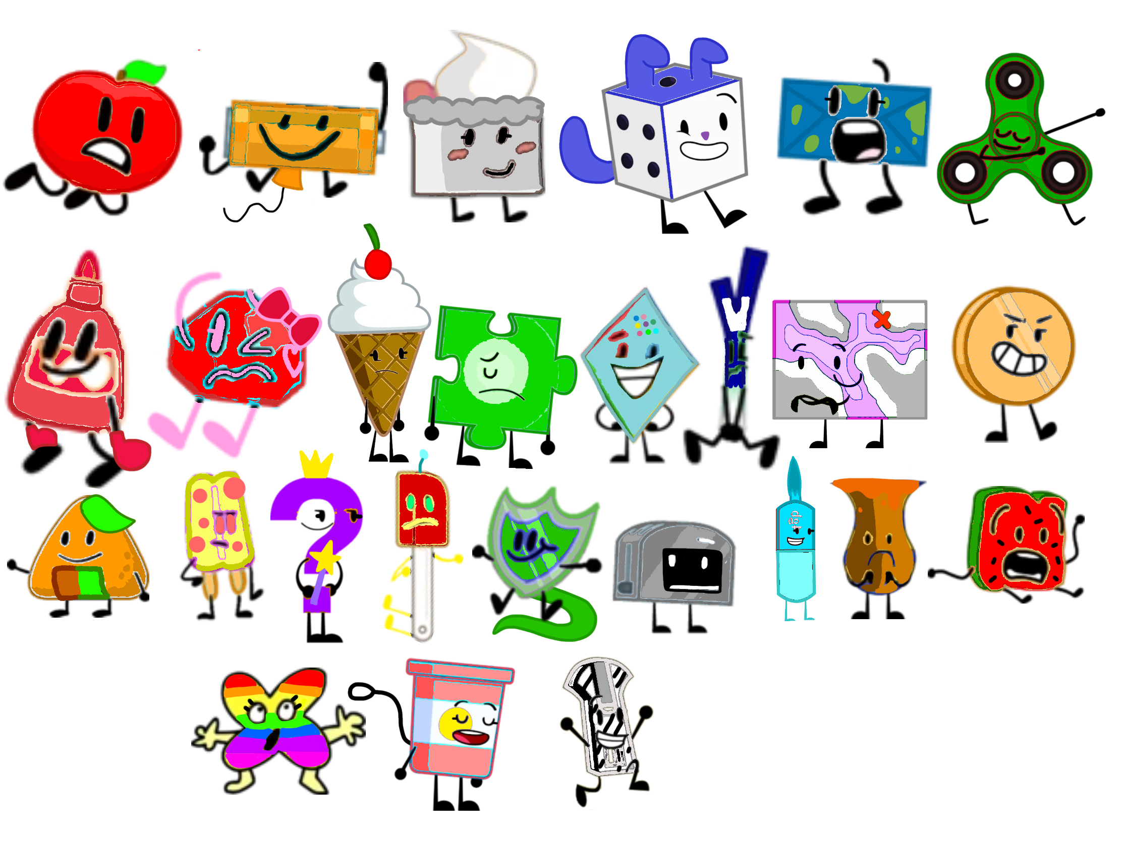 Alphabetons but they are objects by lucyDrawer11 on DeviantArt