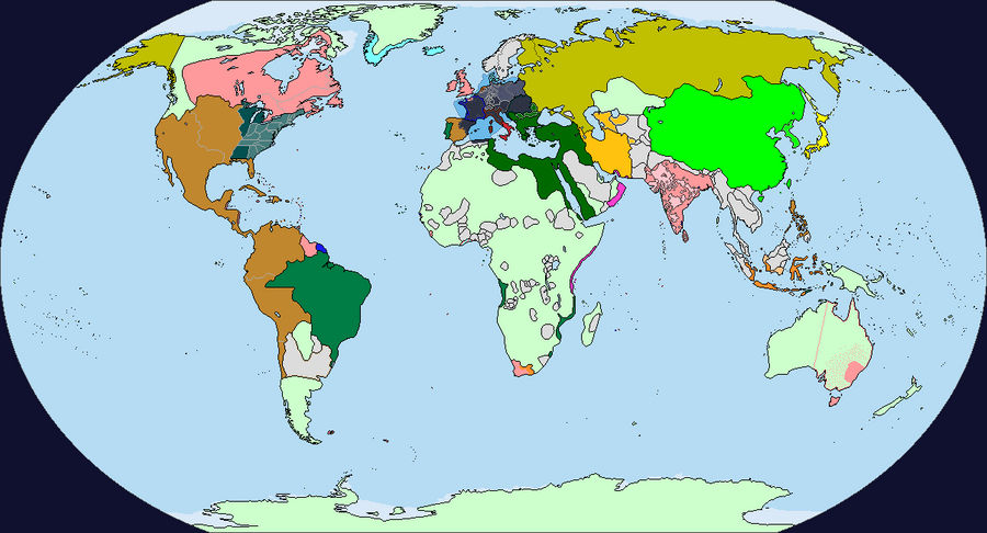 Altered World Map Alternate History Maps by Cratoriax on DeviantArt