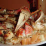 Dungeness Crab Over Pasta