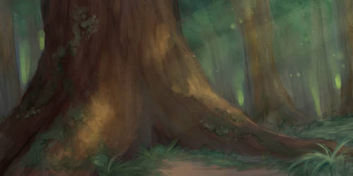 Forest Tree Concept Art