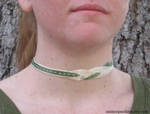 Braided ribbon choker by Animus-Panthera