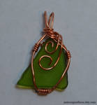 Setting Sail wire-wrapped pendant by Animus-Panthera