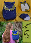 Guthbert the Little Angry Owl backpack by Animus-Panthera