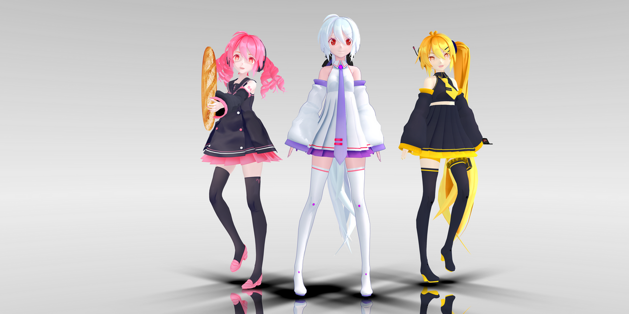 MMD:. Fanloids and UTAU by AnnaP1235 on DeviantArt