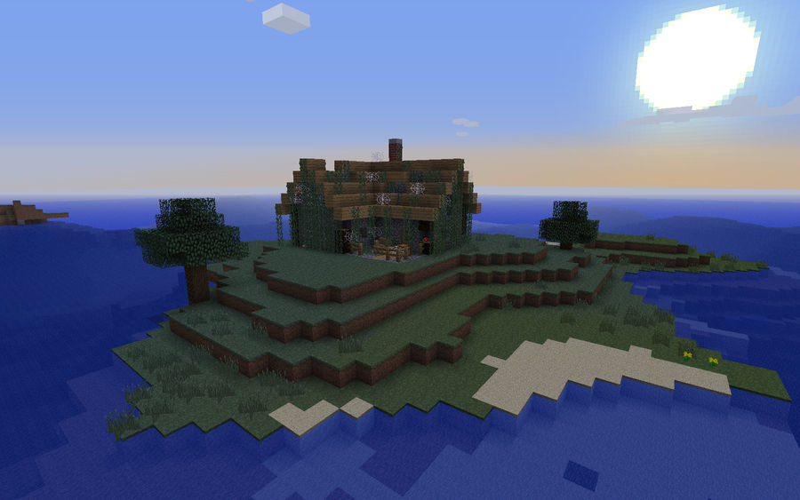 Minecraft Ruined House by NDTwoFives on DeviantArt