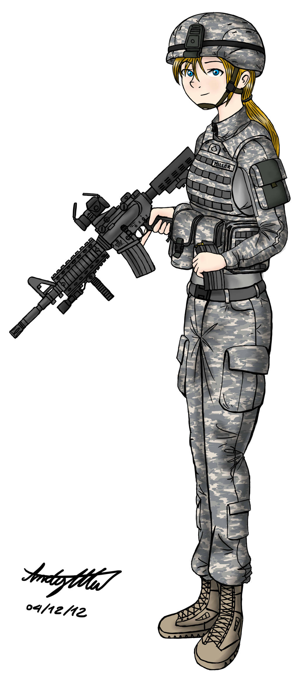 ACUs and M4s (Can't find an original title)