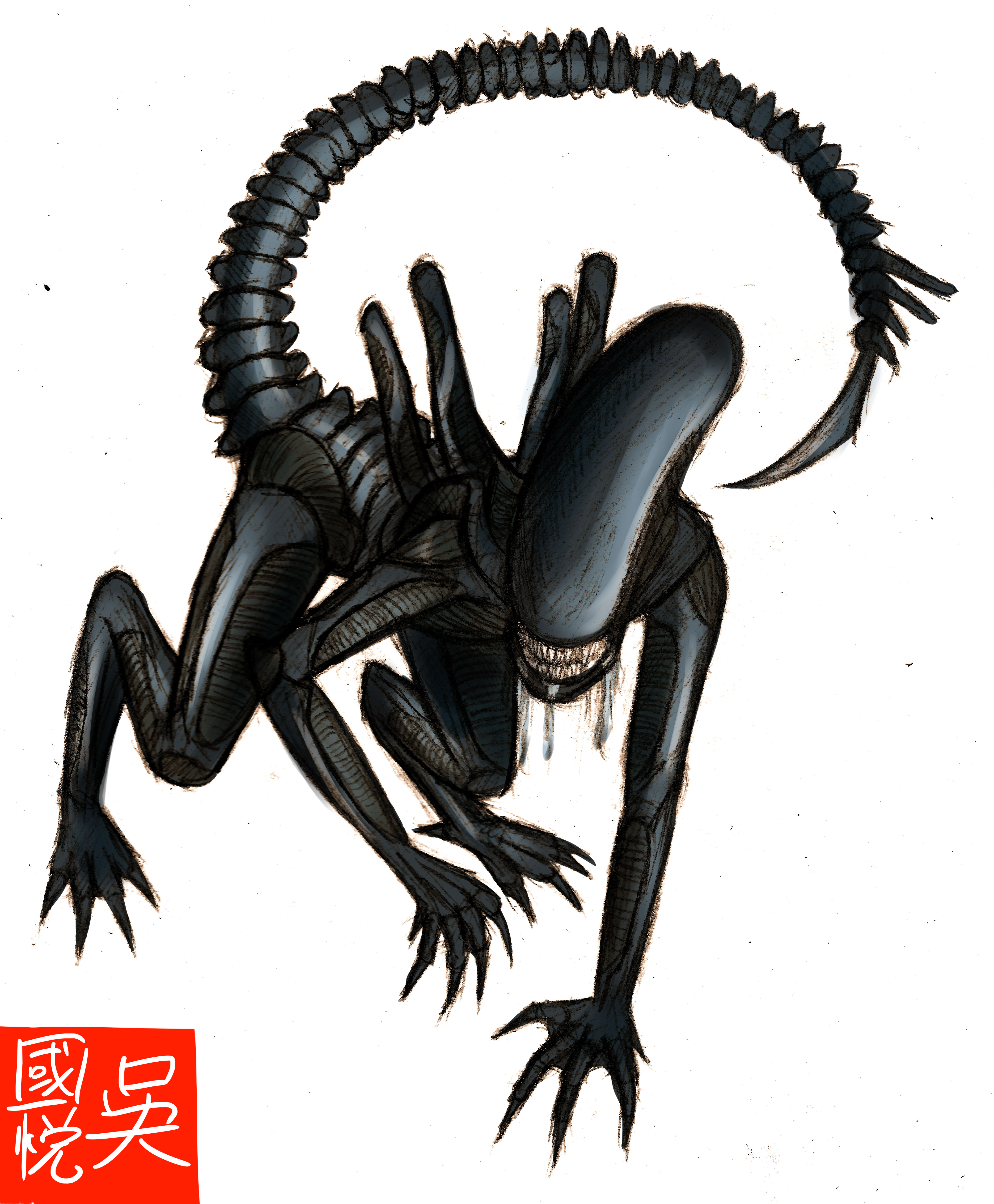 Xenomorph sketch