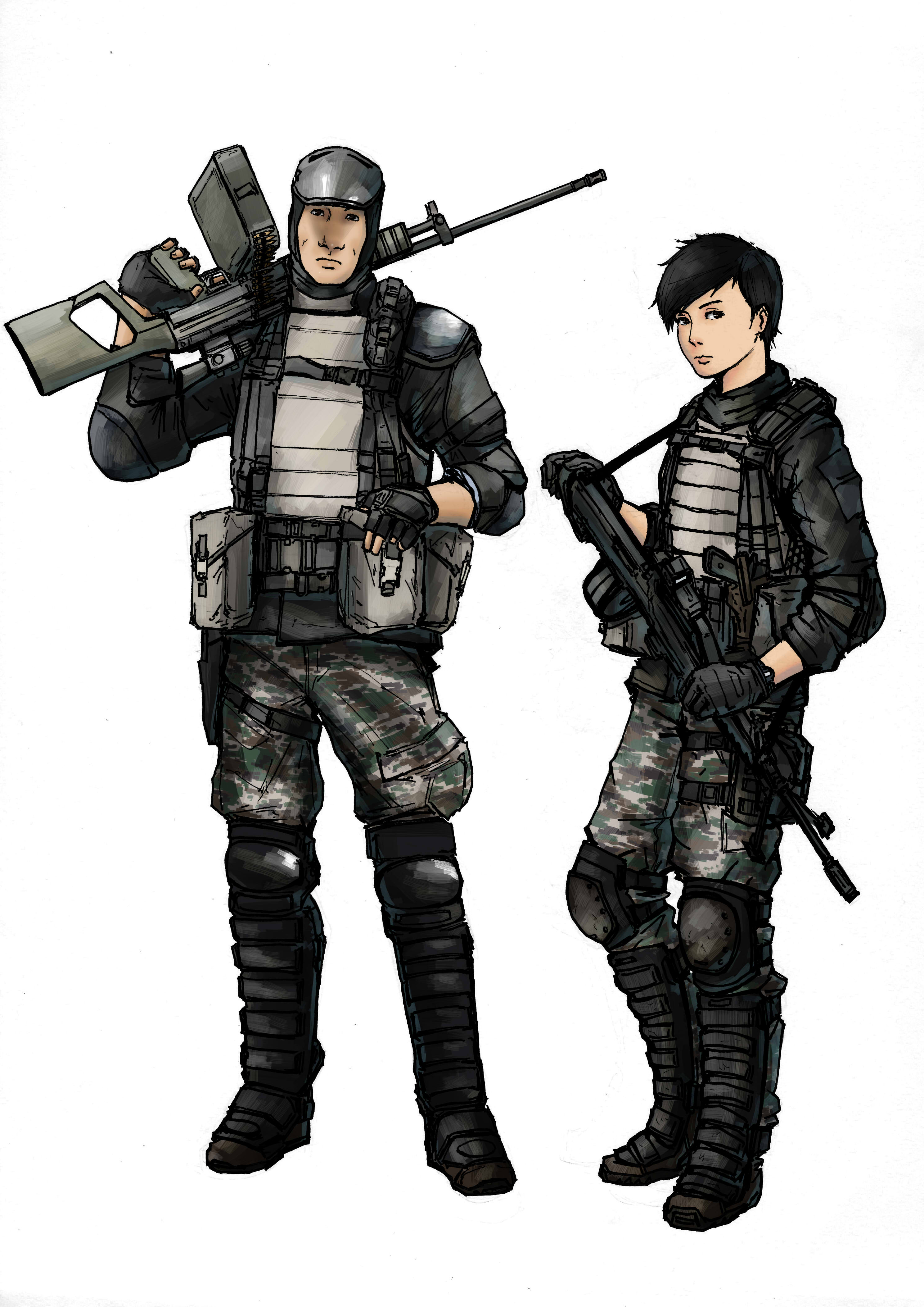 BF4 PLA Support Class (Colored)