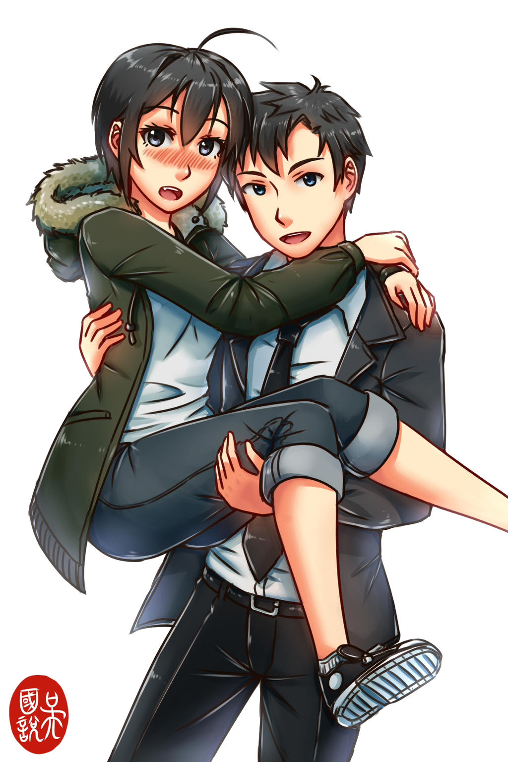 Princess carry by NDTwoFives on DeviantArt
