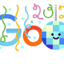 Cute Disco Ball in the Google Logo