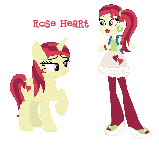 Red Roses Mlp Rose Heart in MLP by leahrow on DeviantArt