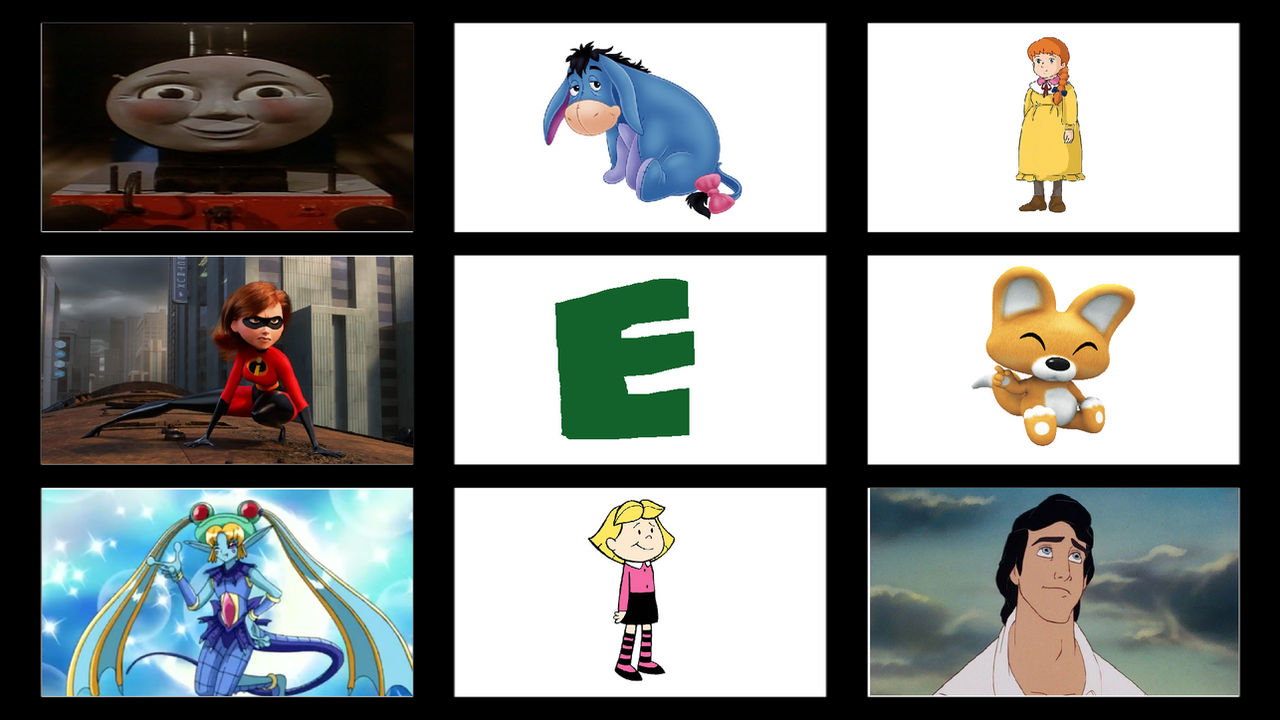 My Favourite Letter E Characters by leahrow on DeviantArt