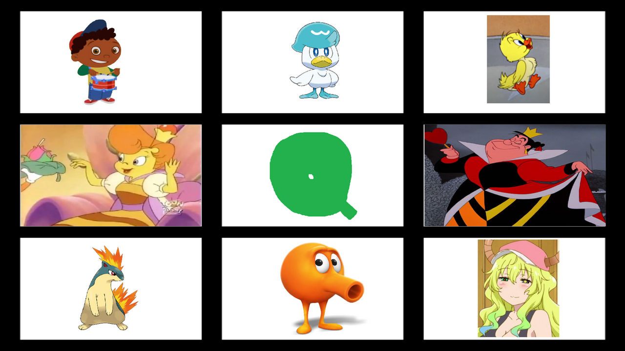 My Favourite Letter Q Characters by leahrow on DeviantArt