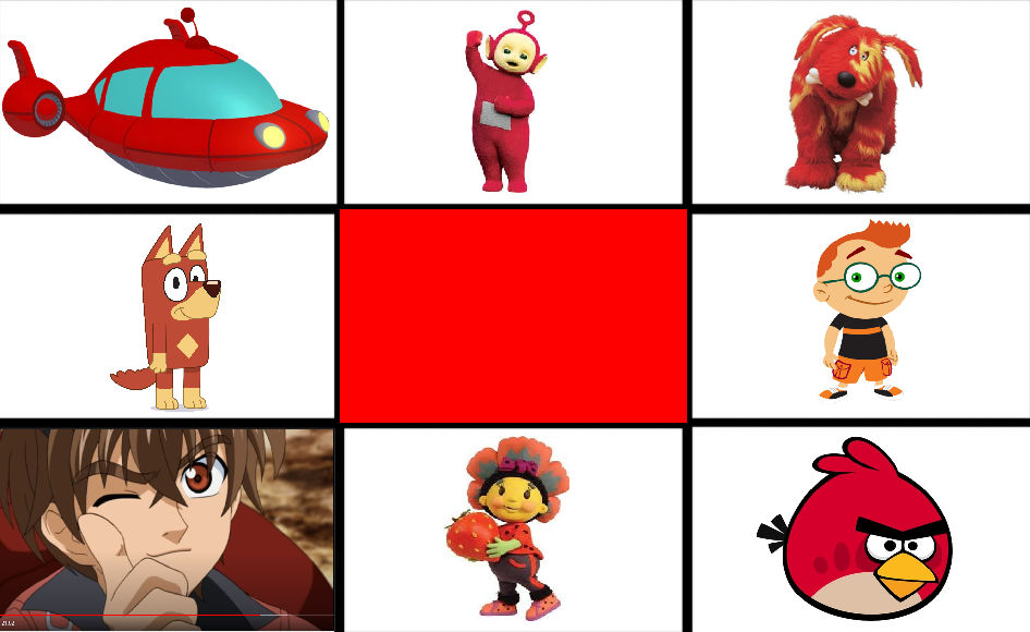 My Favourite Red Characters by leahrow on DeviantArt