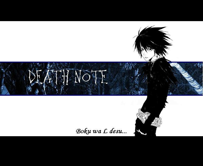 L Wallpaper Death Note By Yatta Chan On Deviantart