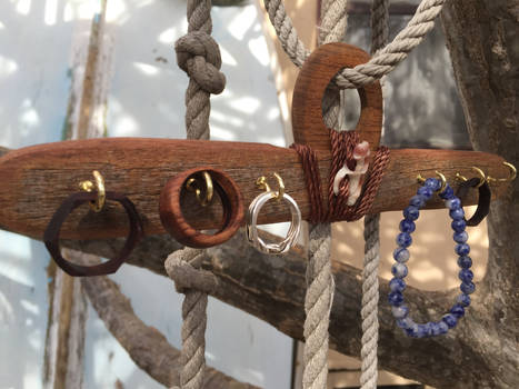 Wooden Jewelry Hanger