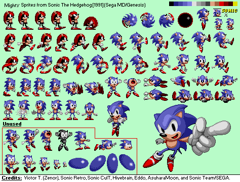 The Secret Room (Sprite Animation), Sonic the Hedgehog