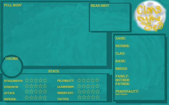 Clans-By-The-Sea refrence sheet