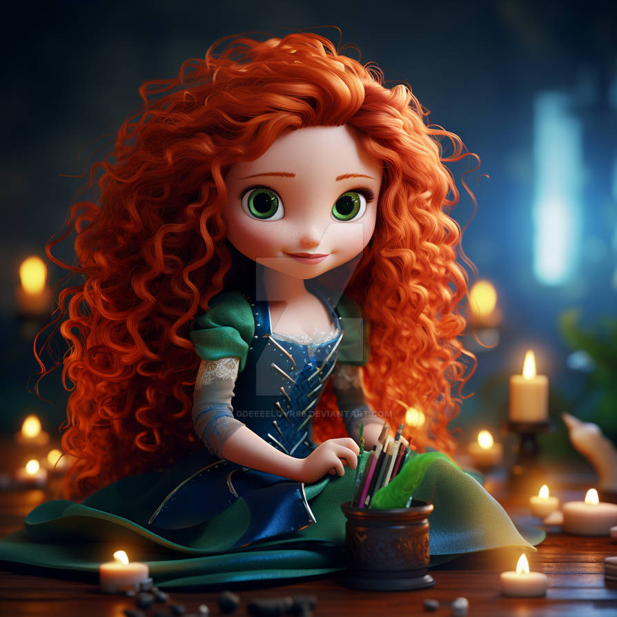 jace 93 hyperrealistic wallpapers of Merida from b by GdeeeeLovr96 on ...