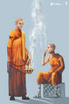 Smoke Monks. by kuoke