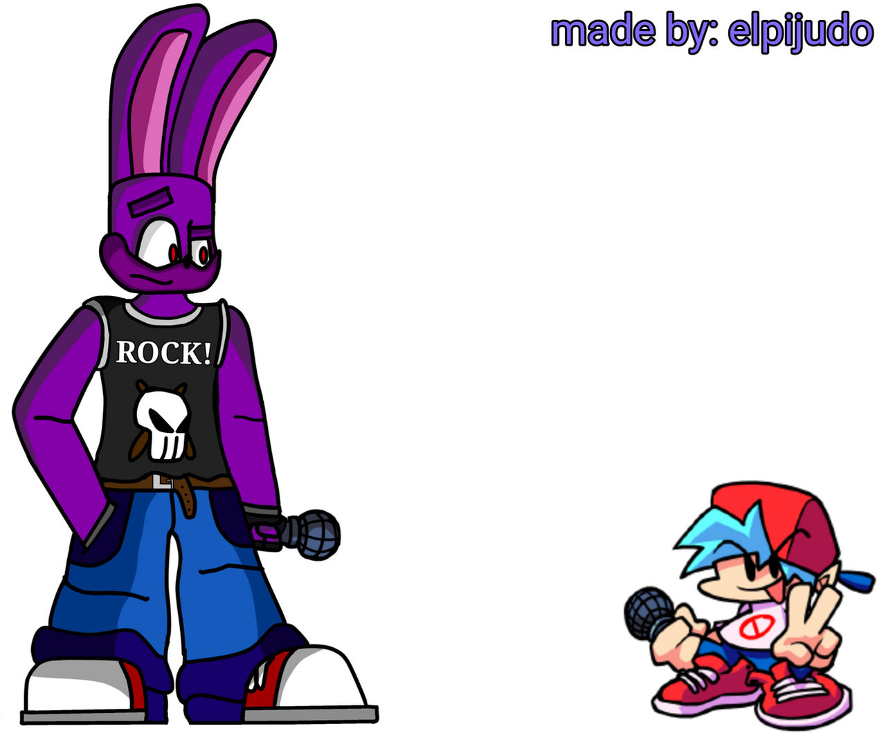 Dwight the rocker V2 in fnf