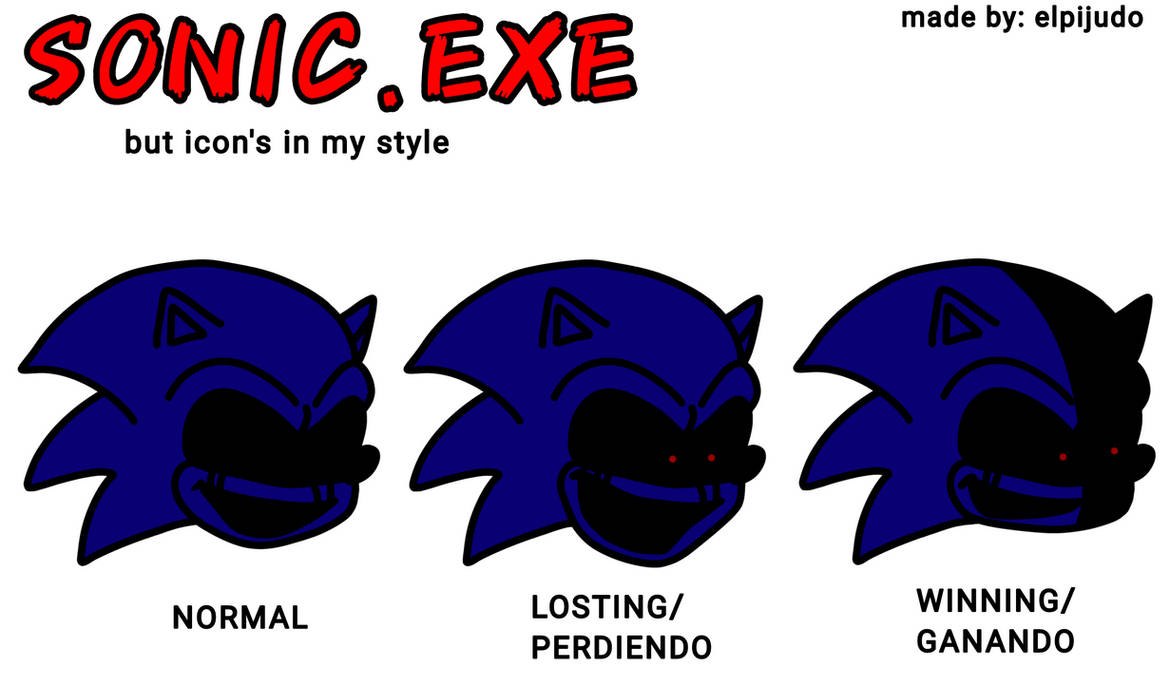 FNF X SONIC.EXE sonicexe phase 1 icon's by elpijudo on DeviantArt