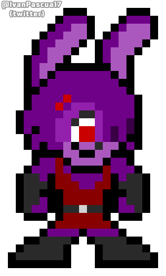 FREDINAS NIGHTCLUB BONNIE but is, megaman style!!!
