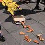 Chica with a pizz...