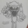 Evil hedgehog draw xdd