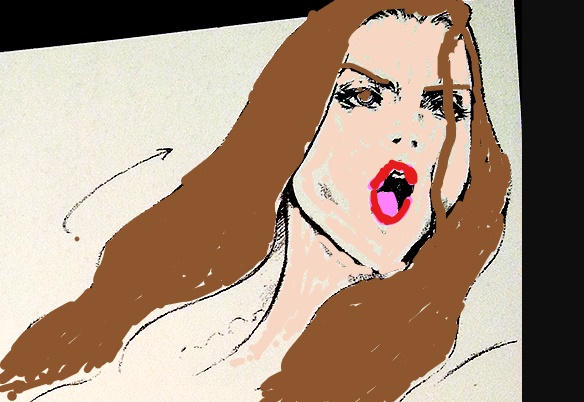 Opera Singer Abstract Drawing Opera singer Colors by sige6324 on DeviantArt