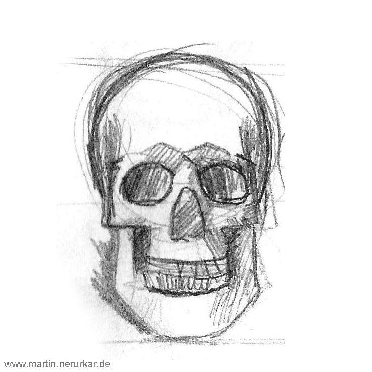 Facetober: Skull animation by Democritus