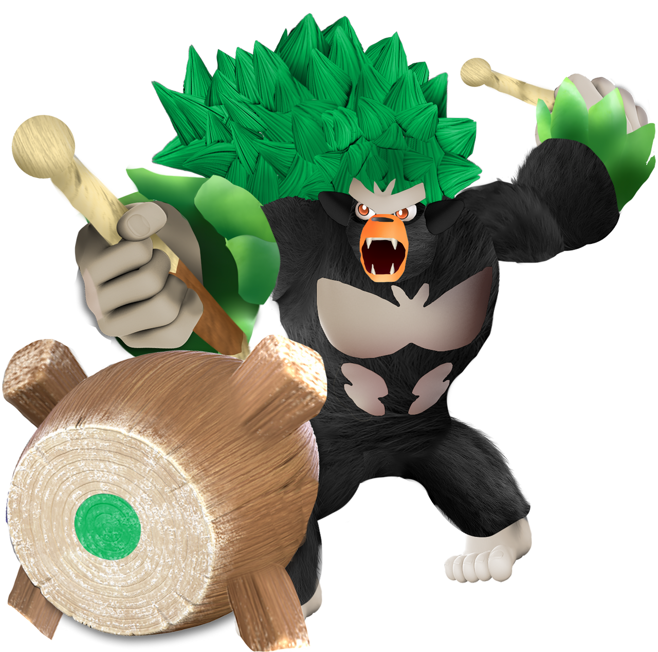 Chibi Rillaboom Rillaboom (Super Smash Bros Ultimate Edit) by Purpleman88 on DeviantArt