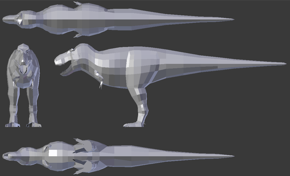T. rex by SkeletalStealer003 on DeviantArt