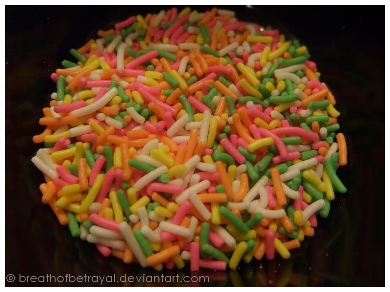 Multi-coloured Sprinkles.