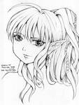 Collab: Elven Girl with Franzielle by littlemissmarikit